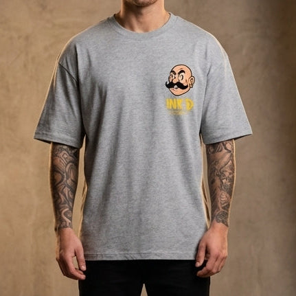 INK'D Oversized Grey T-Shirt