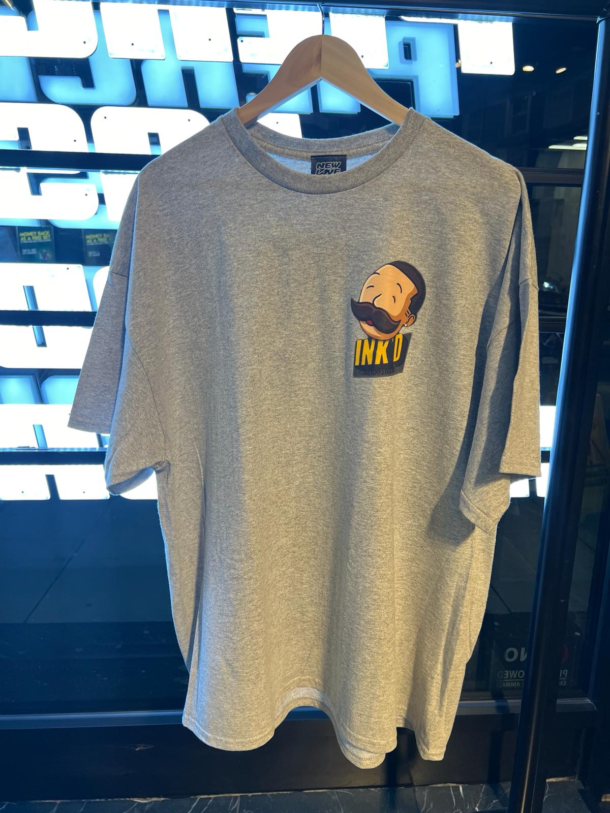 INK'D Oversized Grey T-Shirt