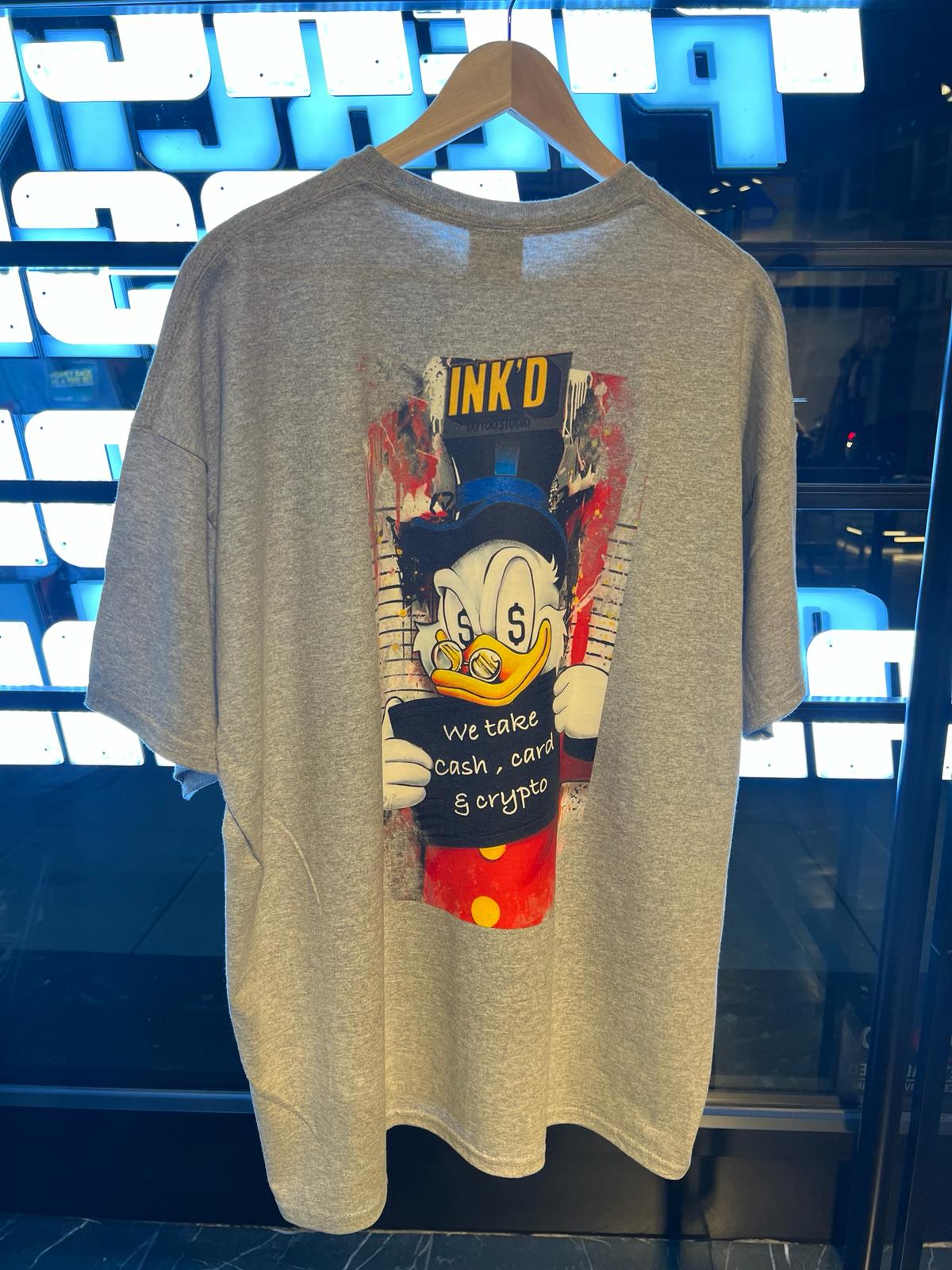 INK'D Oversized Grey T-Shirt