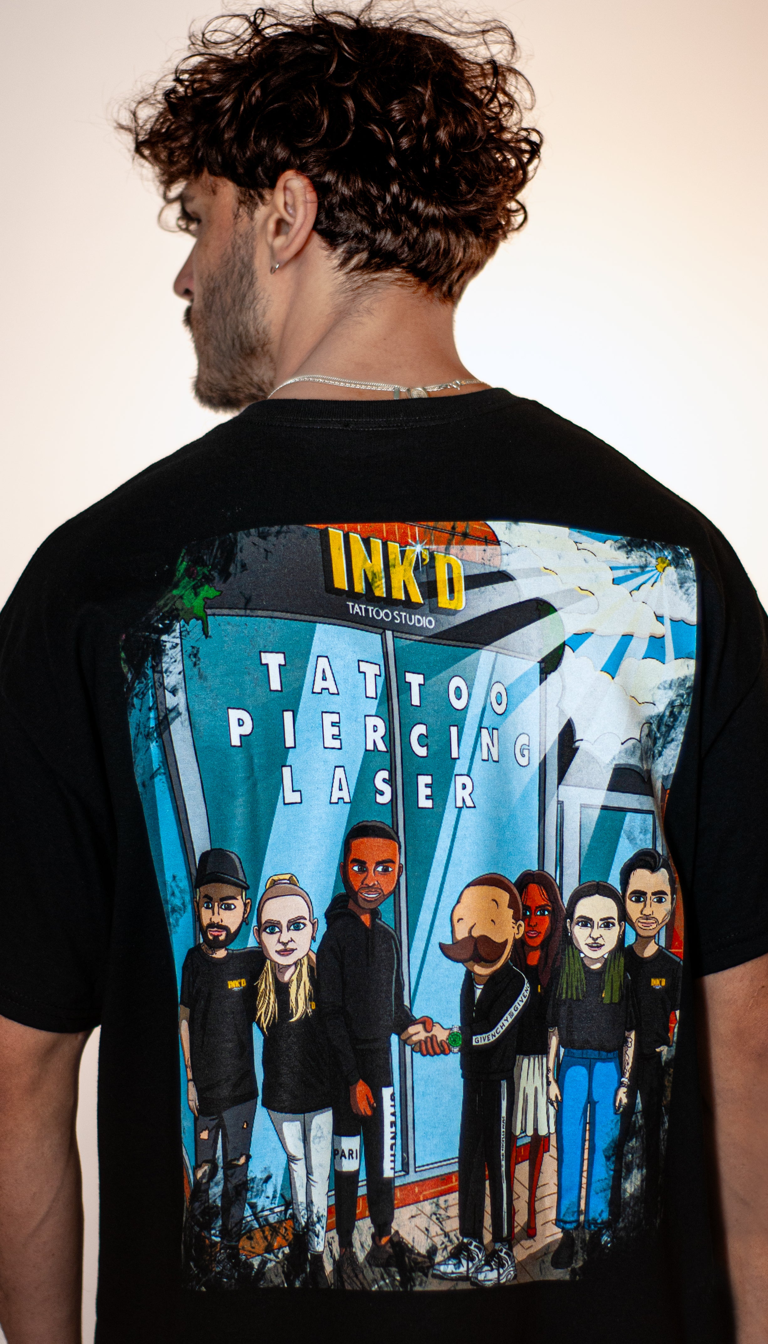 INK'D Black Oversized T-Shirt