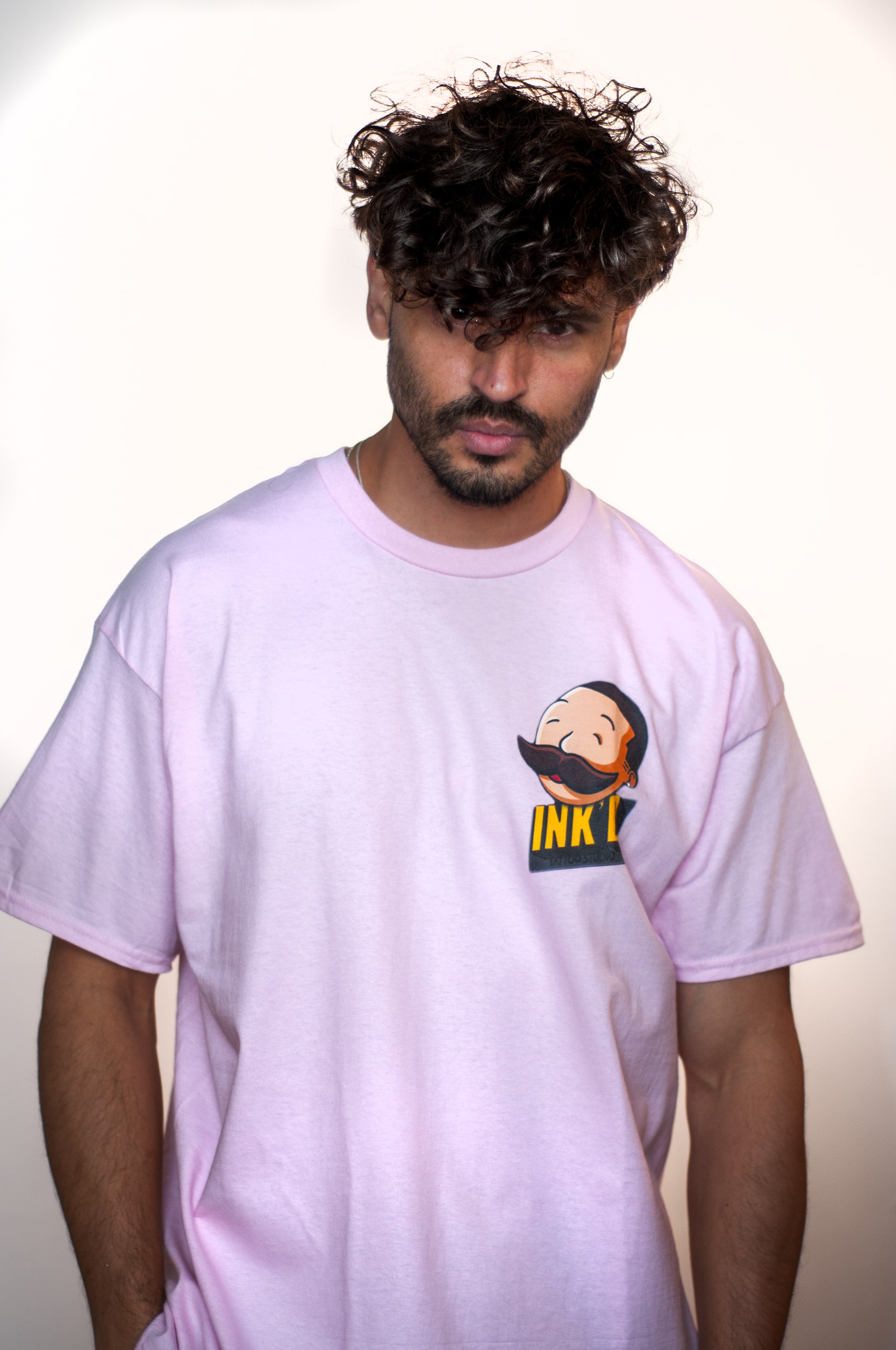 INK'D Oversized Pink T-Shirt