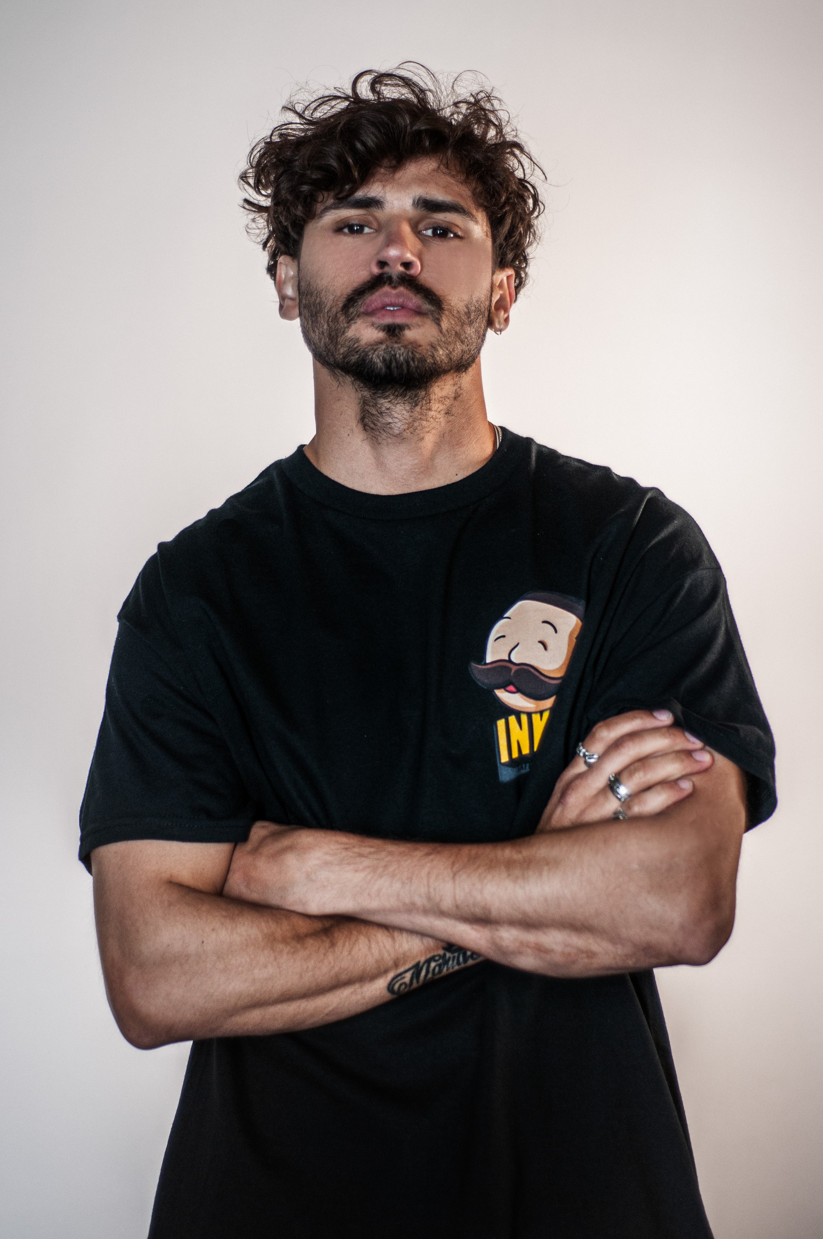 INK'D Black Oversized T-Shirt