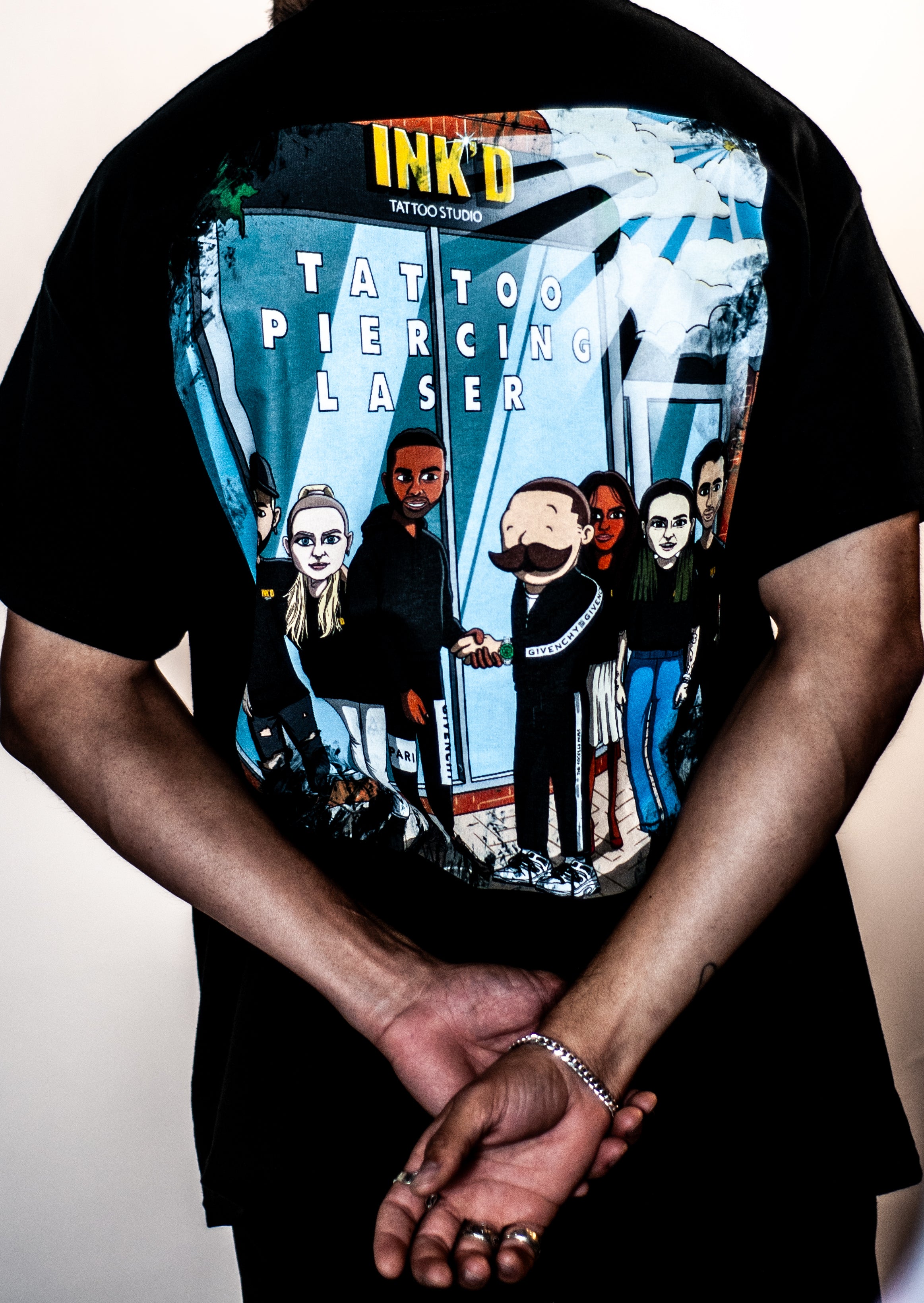 INK'D Black Oversized T-Shirt