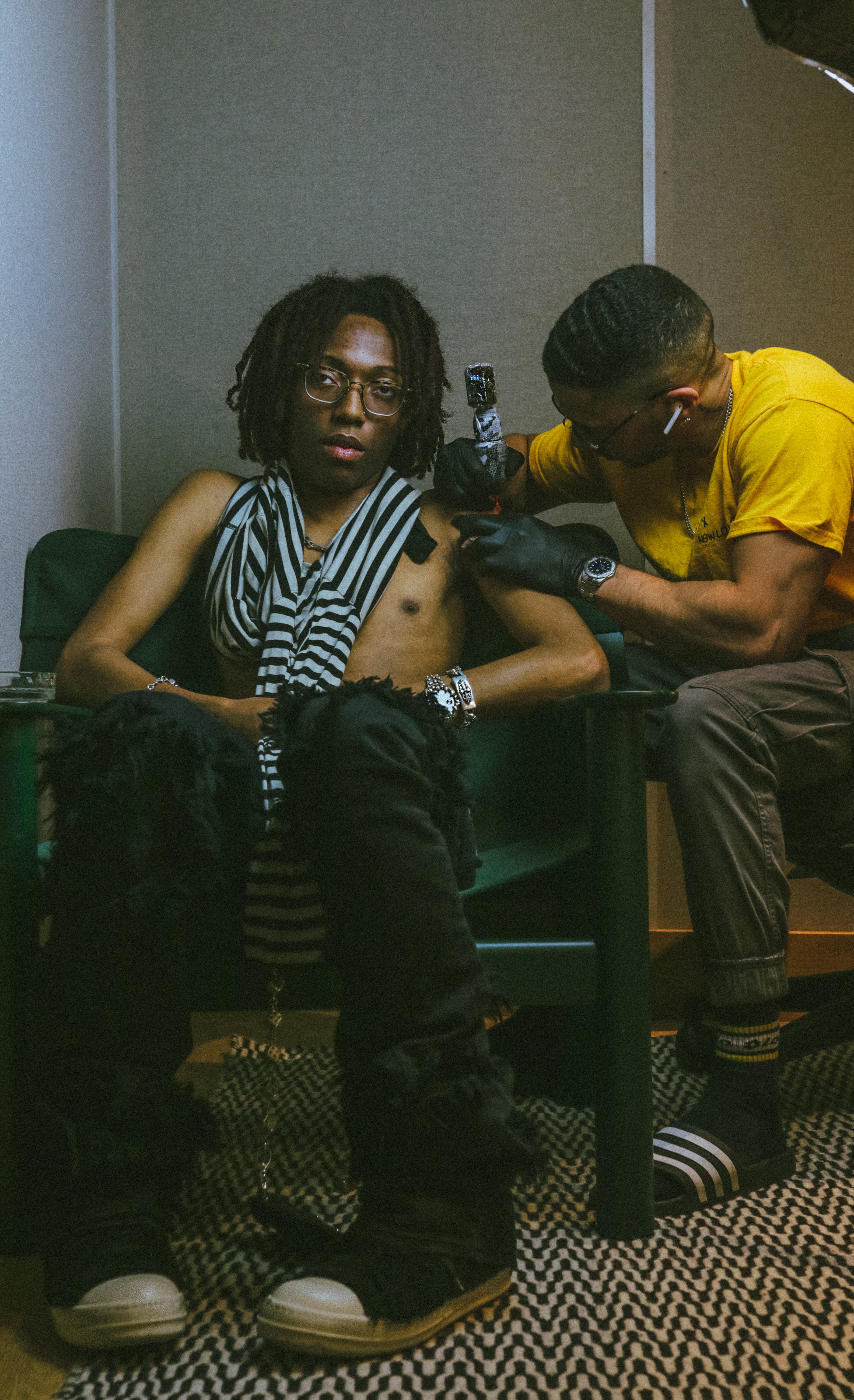 Lil Tecca Gets Ink’d in London