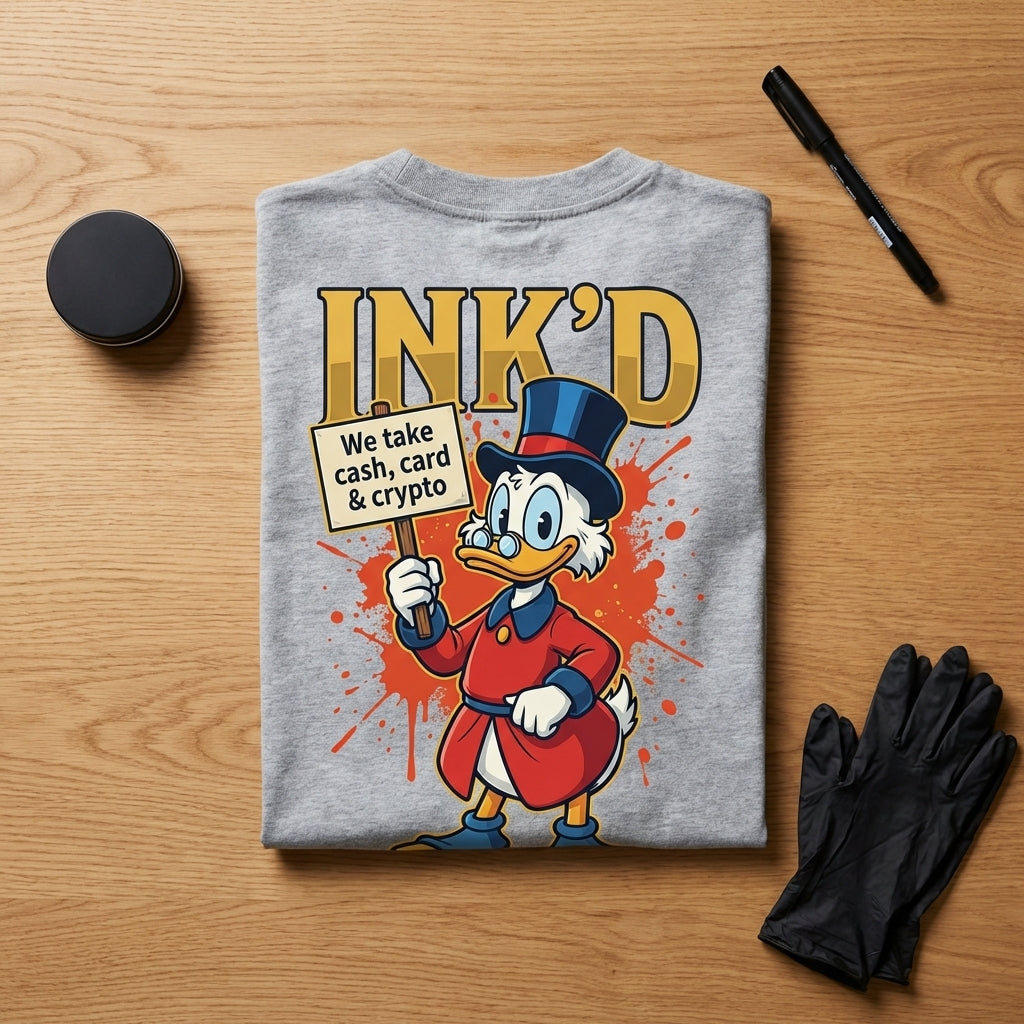 INK'D Oversized Grey T-Shirt