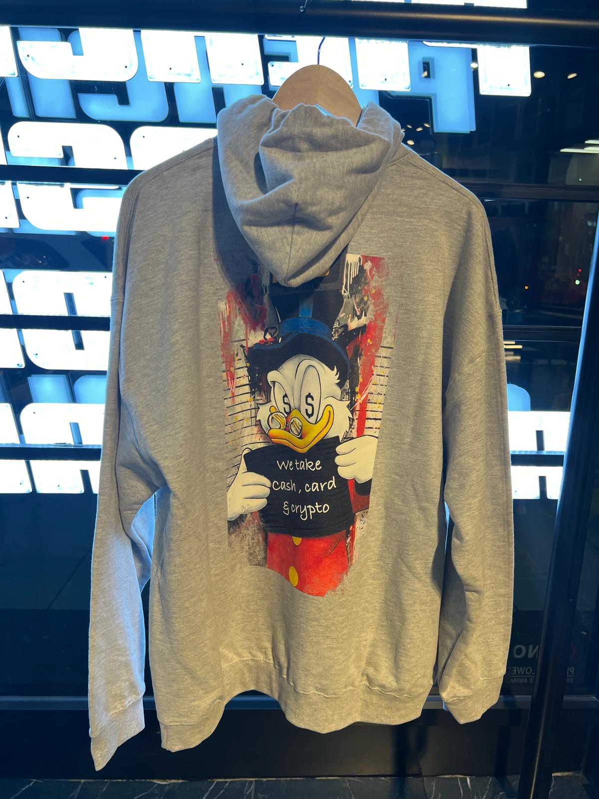 INK'D Oversized Grey Hoodie